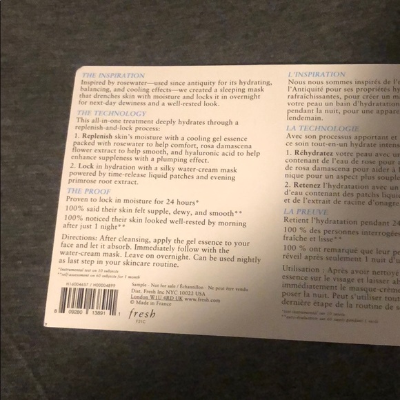 Rose Deep Hydration Sleeping Mask - Picture 5 of 5